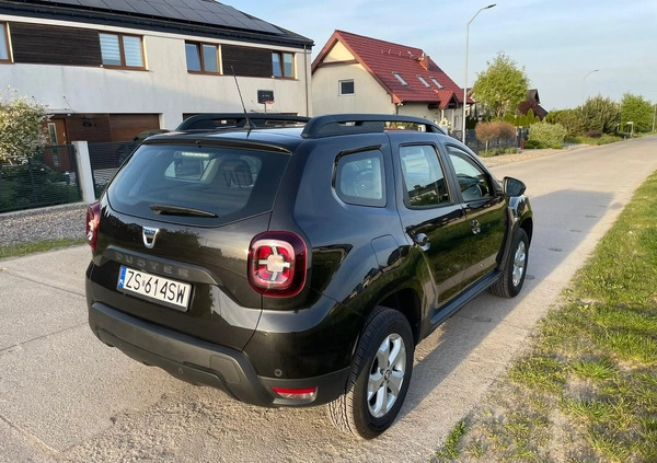 Dacia Duster cena 57900 przebieg: 87537, rok produkcji 2018 z Szczecin małe 232